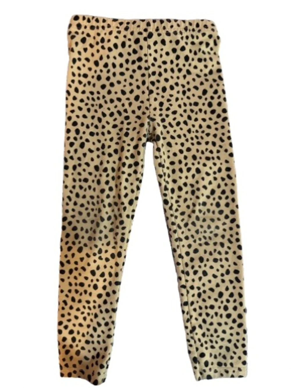 Gar animals Tan Leggings with Black Leopard Spots Size 3T